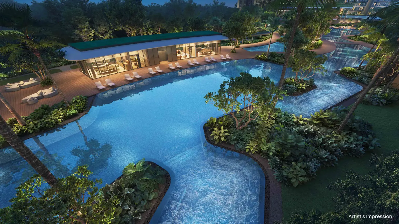 Thomson Reserve Canopy Lap Pool — artist's impression