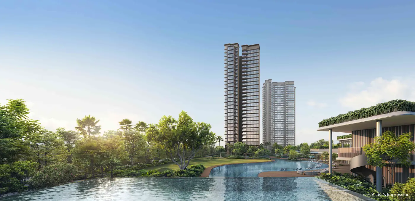 Thomson Reserve Infinity Lap Pool — artist's impression