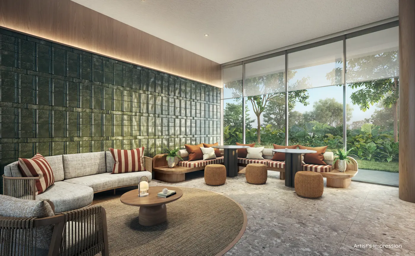 Thomson Reserve Olive Lounge — artist's impression
